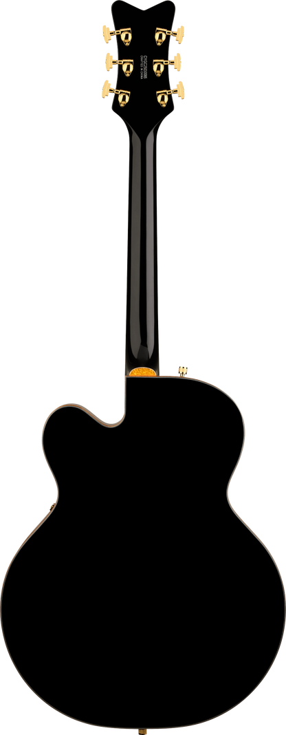 Back of Gretsch Synchromatic Falcon Single-Cut w/Bigsby Black.