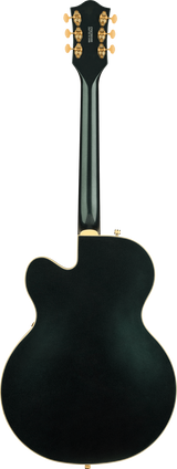 Back of Gretsch Synchromatic Nashville w/Bigsby Cadillac Green.