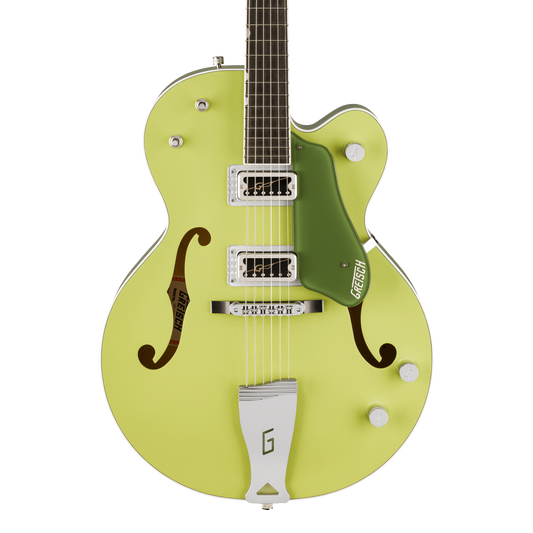 Front of Gretsch G6618-MG Gore Anniversary 2-tone Smoke Green.