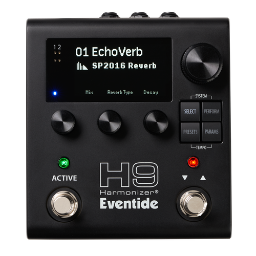 Eventide H9 Harmonizer guitar effects pedal on a white background