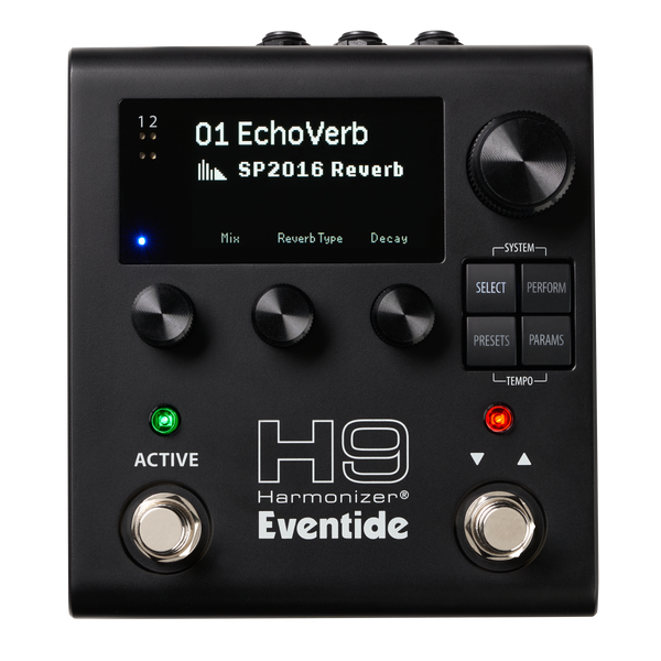 Eventide H9 Harmonizer guitar effects pedal on a white background