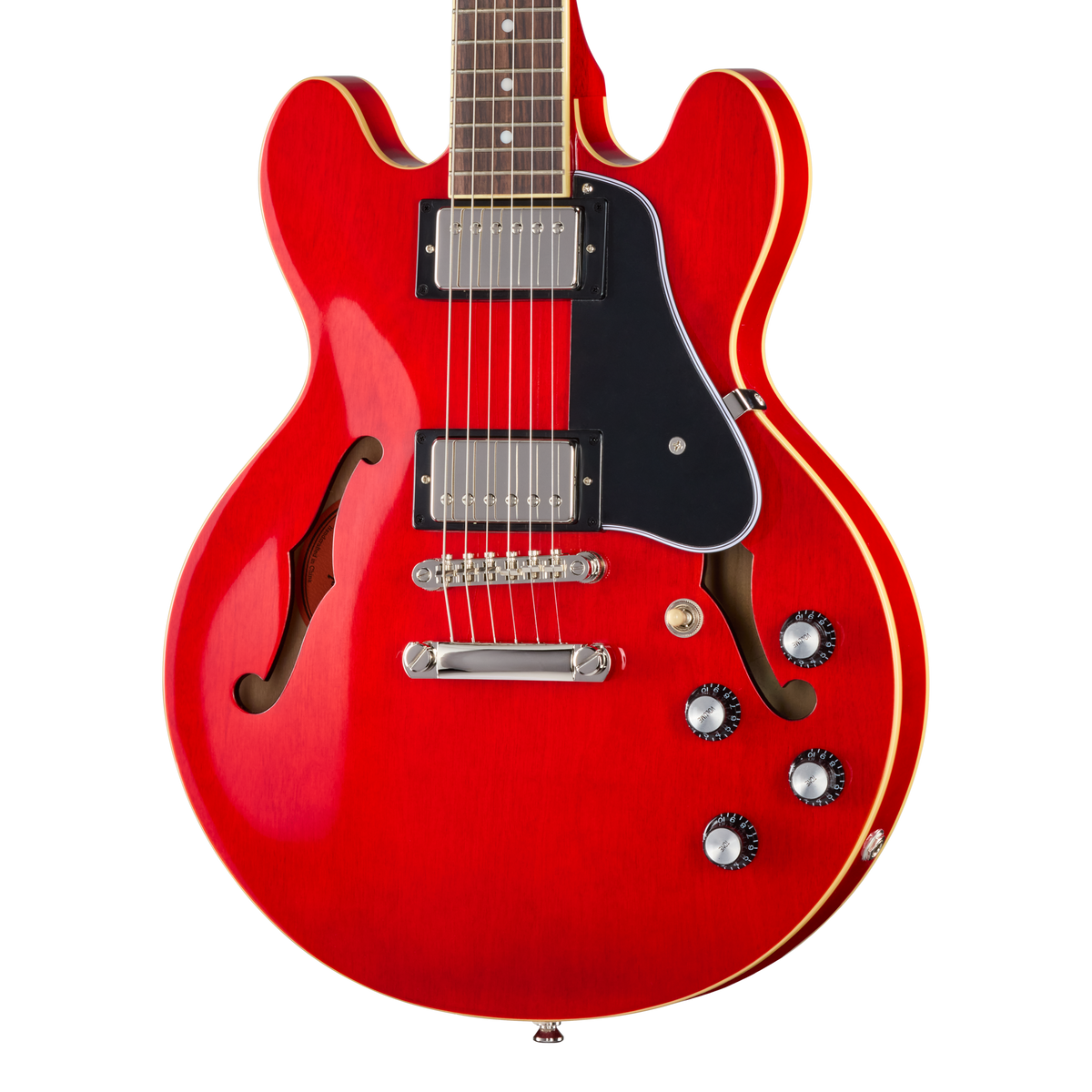 Front of Epiphone ES-339 Cherry.