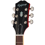Headstock of Epiphone ES-339 Cherry.