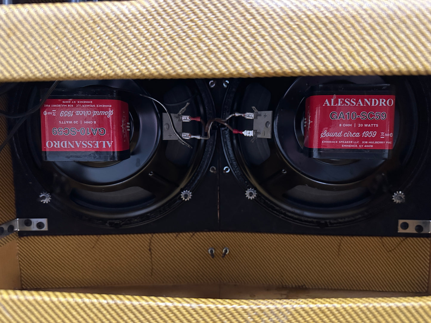 Speakers inside Used Victoria Ivy League V-Front.