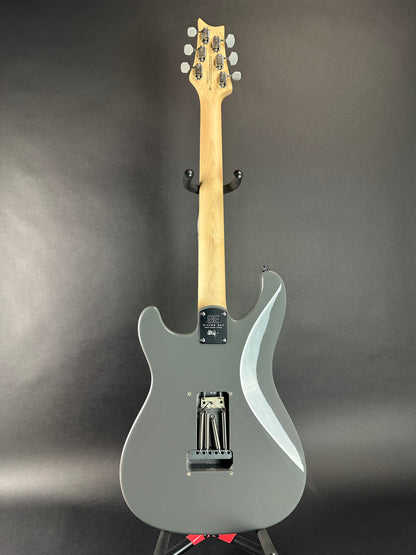 Full back of Used PRS SE Silver Sky Stone Gray.