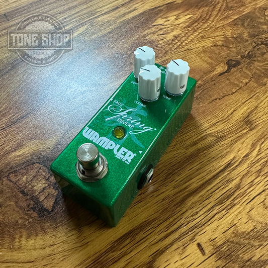 Top of Used Wampler Faux Spring Reverb.