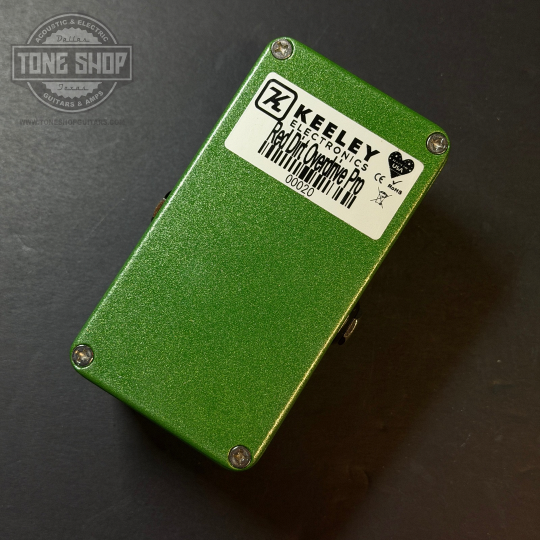 Used Keeley Red Dirt Green Overdrive w/box TSU23527