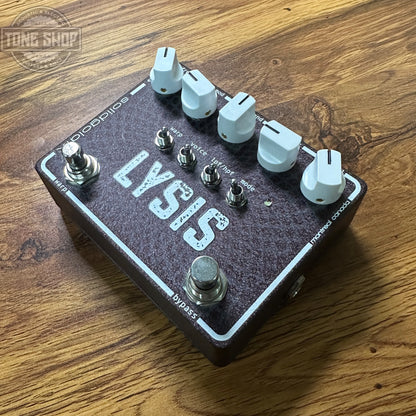 Top of Used SolidGoldFX Lysis Octave Down Fuzz Modulator.