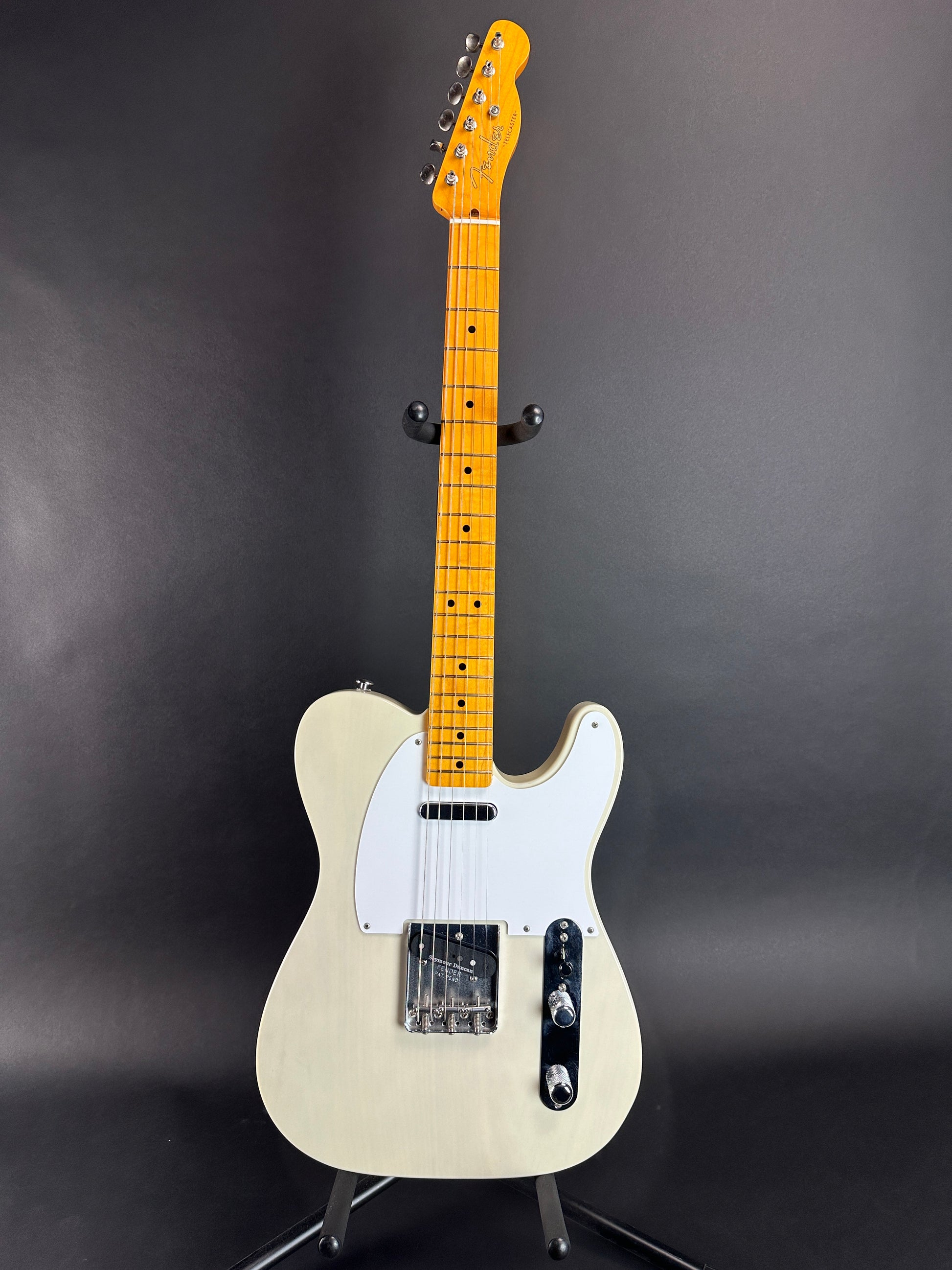 Full front of Used 2017 Fender Classic 50s Telecaster White Blonde Lacquer.