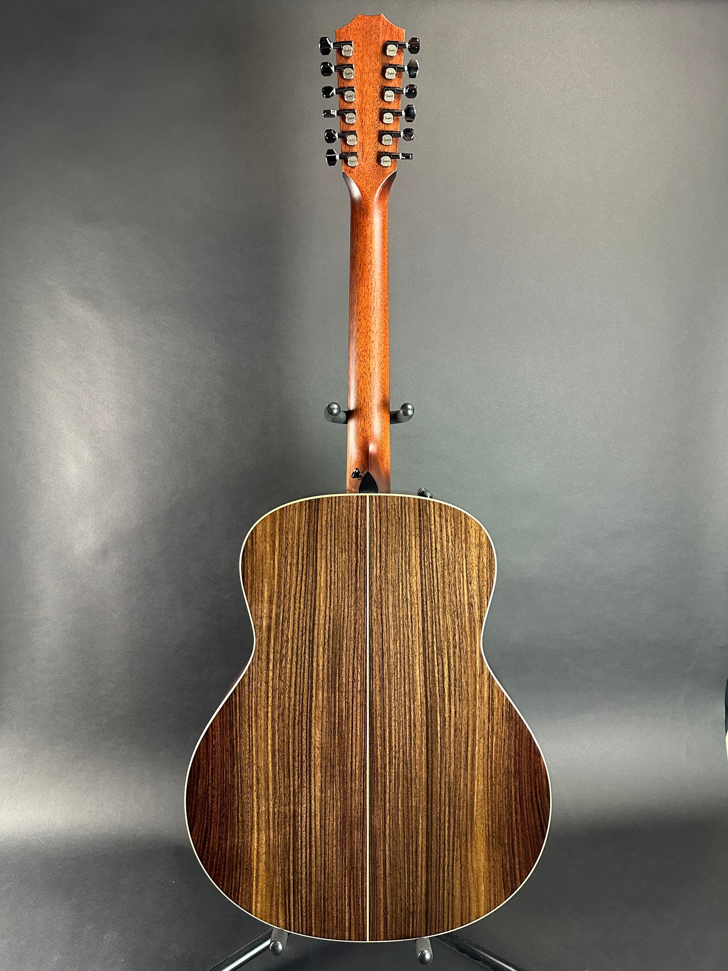 Full back of Used Taylor 858e 12 String Builder's Edition.