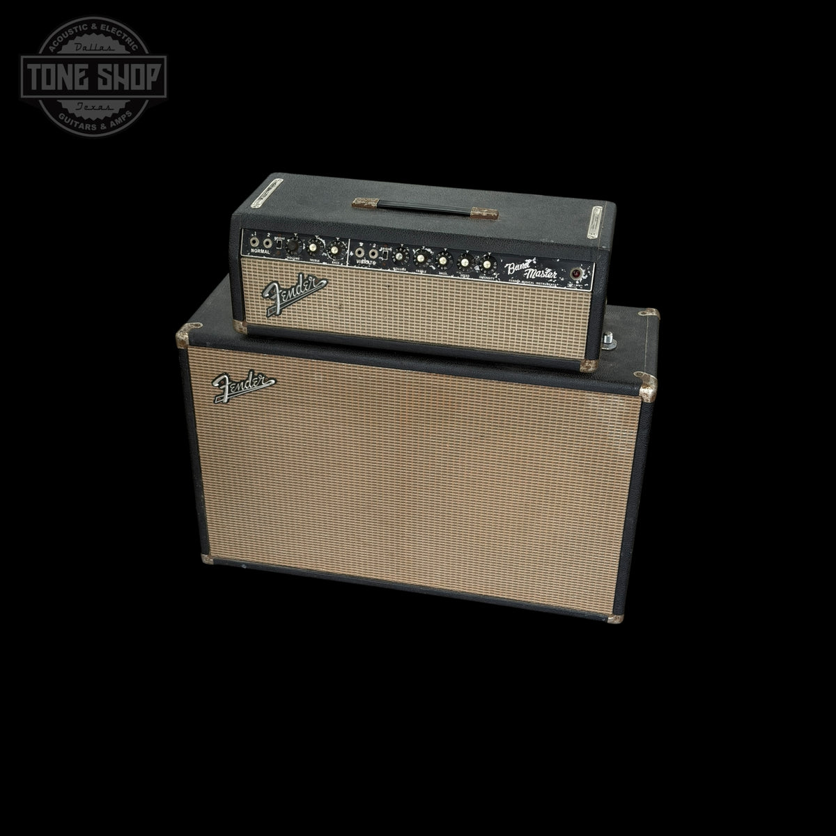 Vintage 1966 Fender Bandmaster 40 Watt Head w/2x12 Cabinet TSU21699