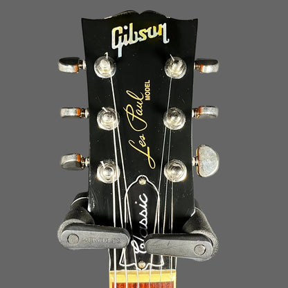Headstock of Used 2019 Gibson Les Paul Classic Gold Top w/Case TFW2735