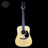 Full front of Martin Custom Shop  28 Style Dread Adirondack/Wild Grain East Indian Rosewood.