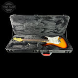 Used 1984 Fender America STD Strat Sunburst in case.