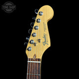 Headstock of Used 1984 Fender America STD Strat Sunburst.