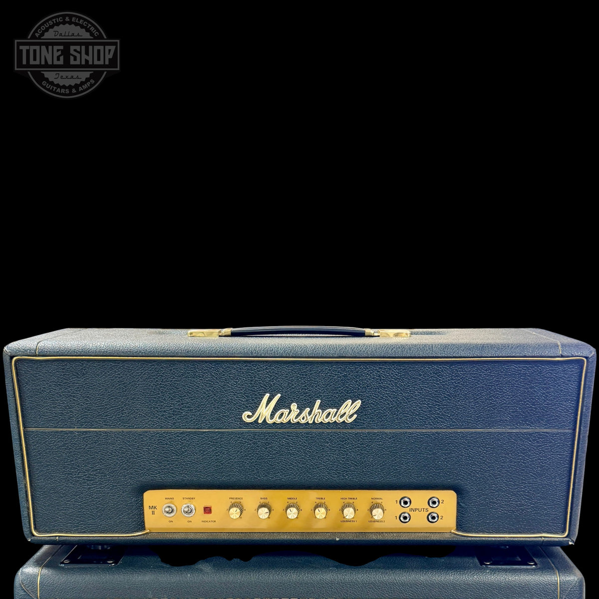 Front of Used 1995 Marshall SL100 MKII Super Lead 100 Watt Amplifier Head TSS6990.