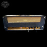 back of Used 1995 Marshall SL100 MKII Super Lead 100 Watt Amplifier Head TSS6990.
