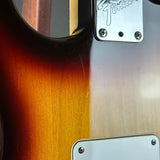 Wear on back of Used 1984 Fender America STD Strat Sunburst.
