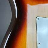 Wear on back of Used 1984 Fender America STD Strat Sunburst.