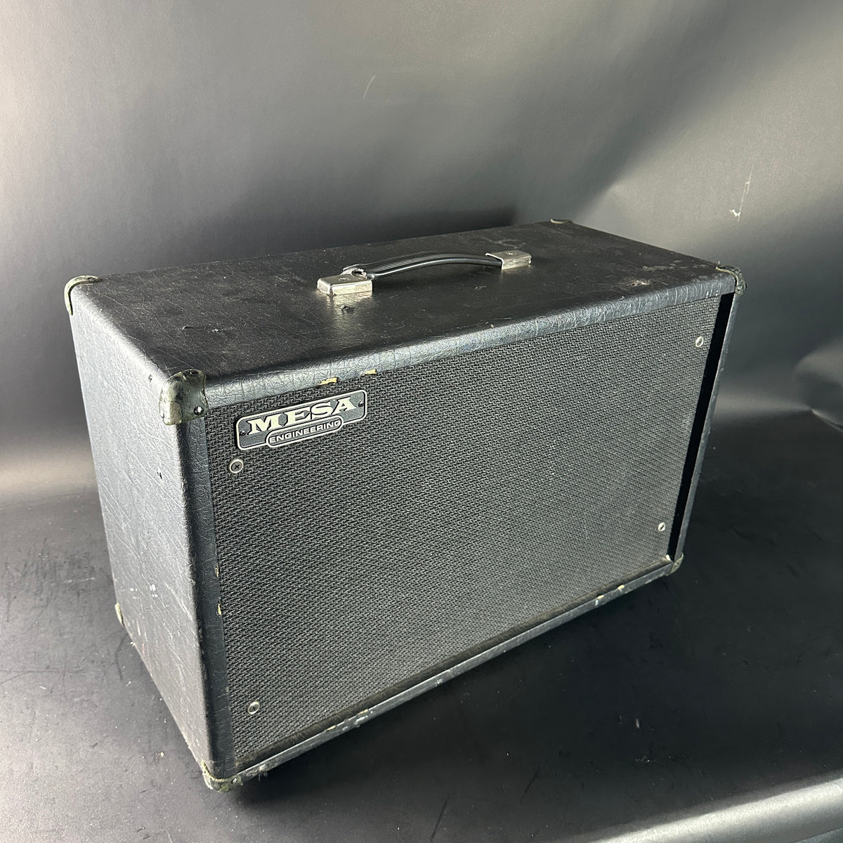 Black Mesa Boogie guitar amplifier on a gray background