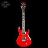 Full front of Used PRS S2 Custom Scarlet Red.