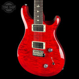 Front angle of Used PRS S2 Custom Scarlet Red.