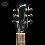Headstock of Gibson Custom Made 2 Measure J-45 All Mahogany TV Yellow LR Baggs VTC.