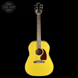 Full front of Gibson Custom Made 2 Measure J-45 All Mahogany TV Yellow LR Baggs VTC.