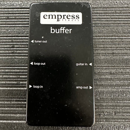 Top view of Used Empress Buffer Pedal w/Box 
