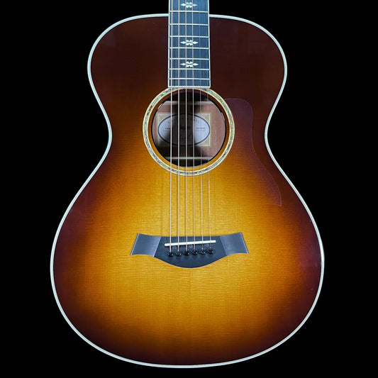 Front of Used 2018 Taylor Custom TF 12-Fret Sunburst w/Case TFW2753