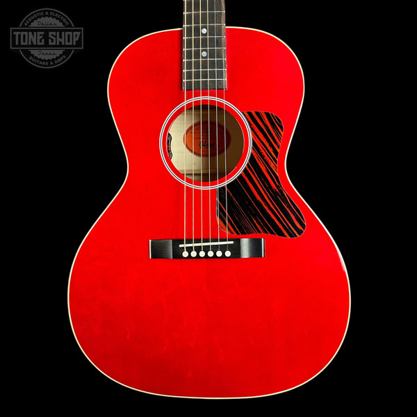 Front angle of Gibson Custom Made 2 Measure L-00 Maple Cherry LR Baggs VTC.