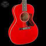 Front angle of Gibson Custom Made 2 Measure L-00 Maple Cherry LR Baggs VTC.