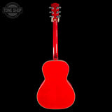 Full back of Gibson Custom Made 2 Measure L-00 Maple Cherry LR Baggs VTC.