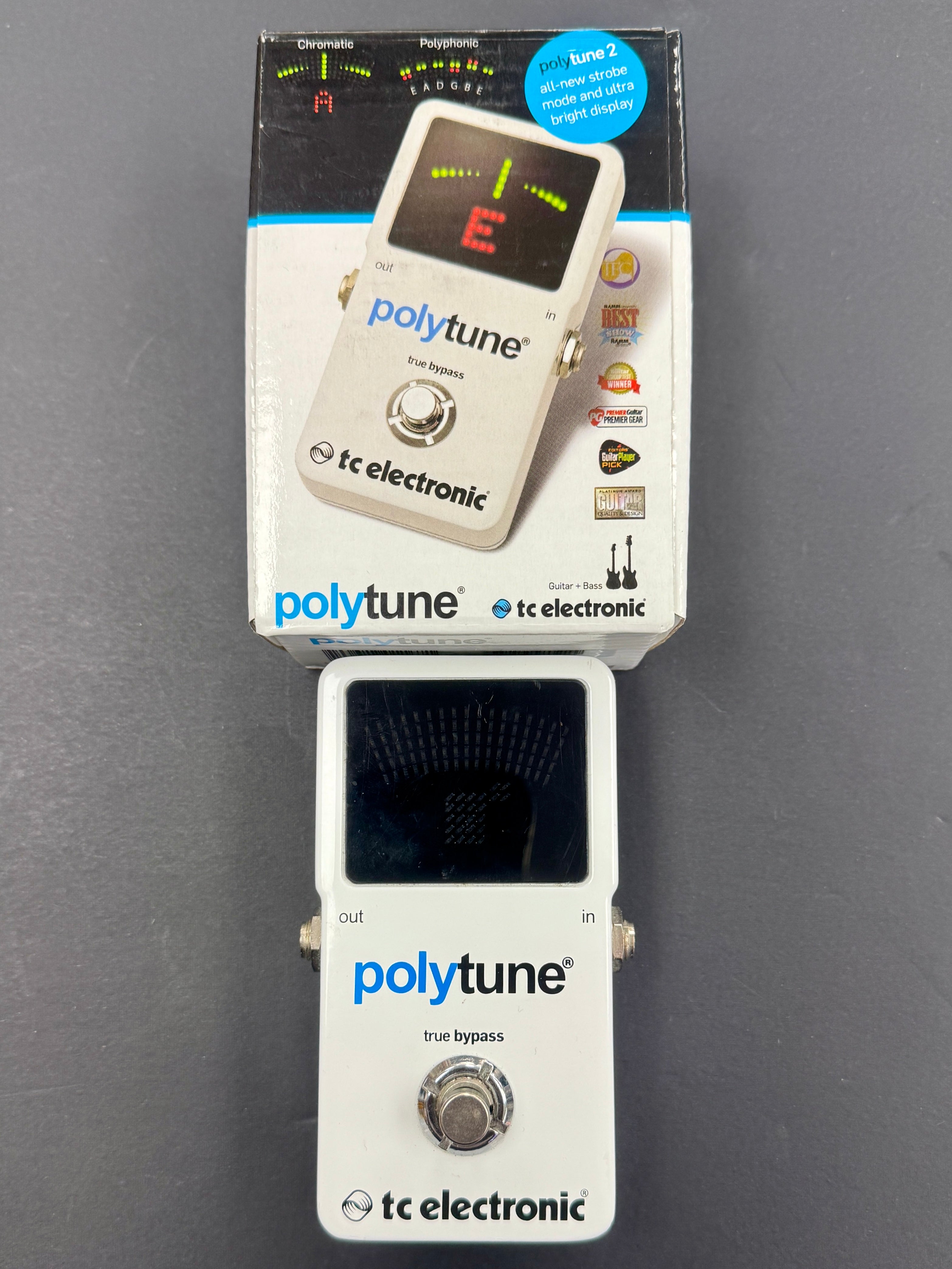 Used TC Electronic PolyTune 2 w/Box TFW2843 – Tone Shop Guitars Used TC Electronic PolyTune 2 w/Box TFW2843 – Tone Shop Guitars