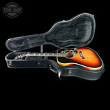 Gibson Custom Made 2 Measure Hummingbird Maple Long Scale Tri-burst LR Baggs VTC in case.