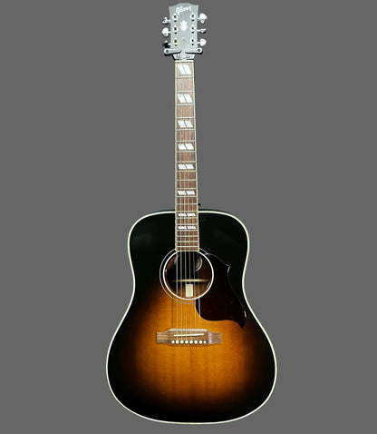 Full front of Used 2017 Gibson Hummingbird Pro Sunburst w/Case TFW2752