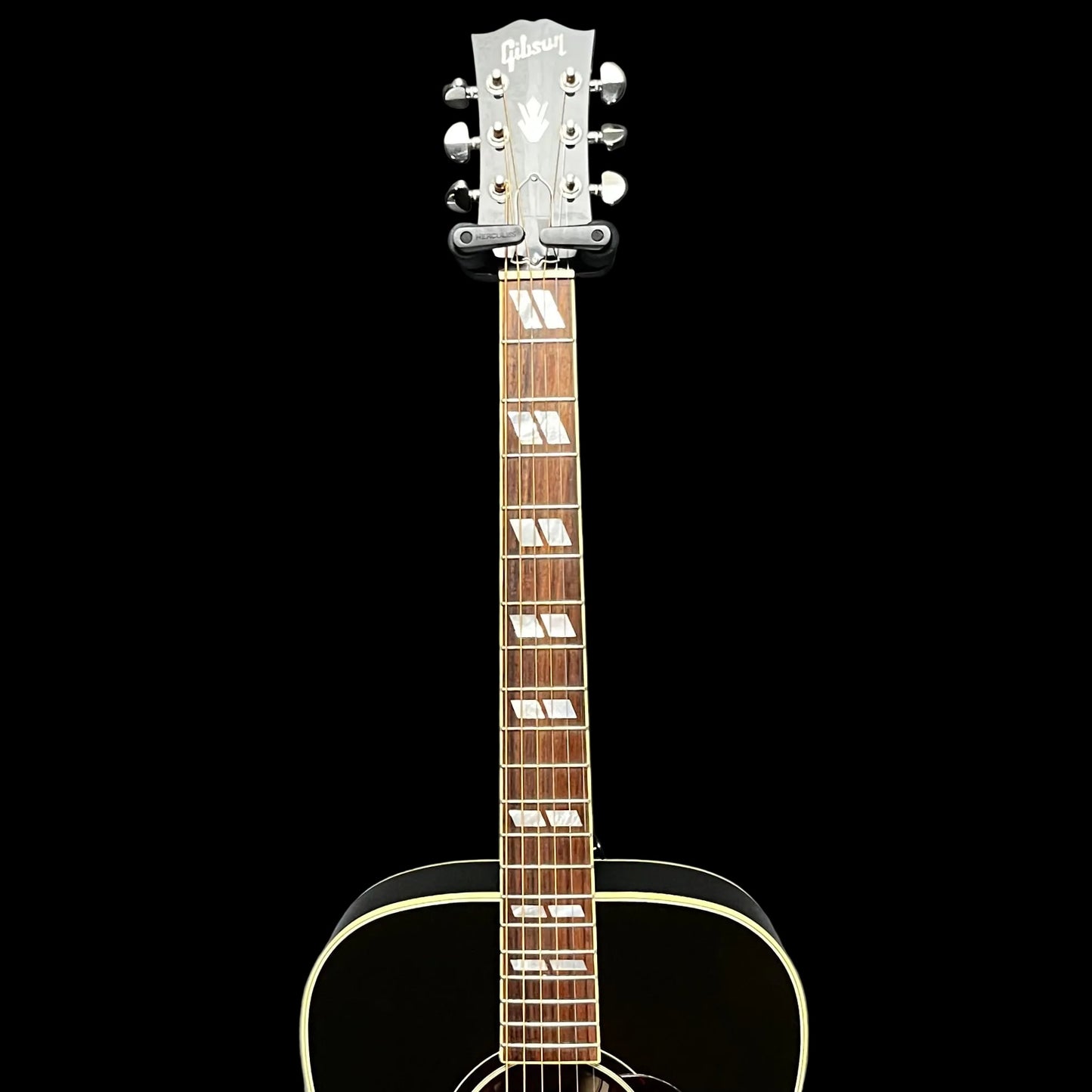 Neck of Used 2017 Gibson Hummingbird Pro Sunburst w/Case TFW2752