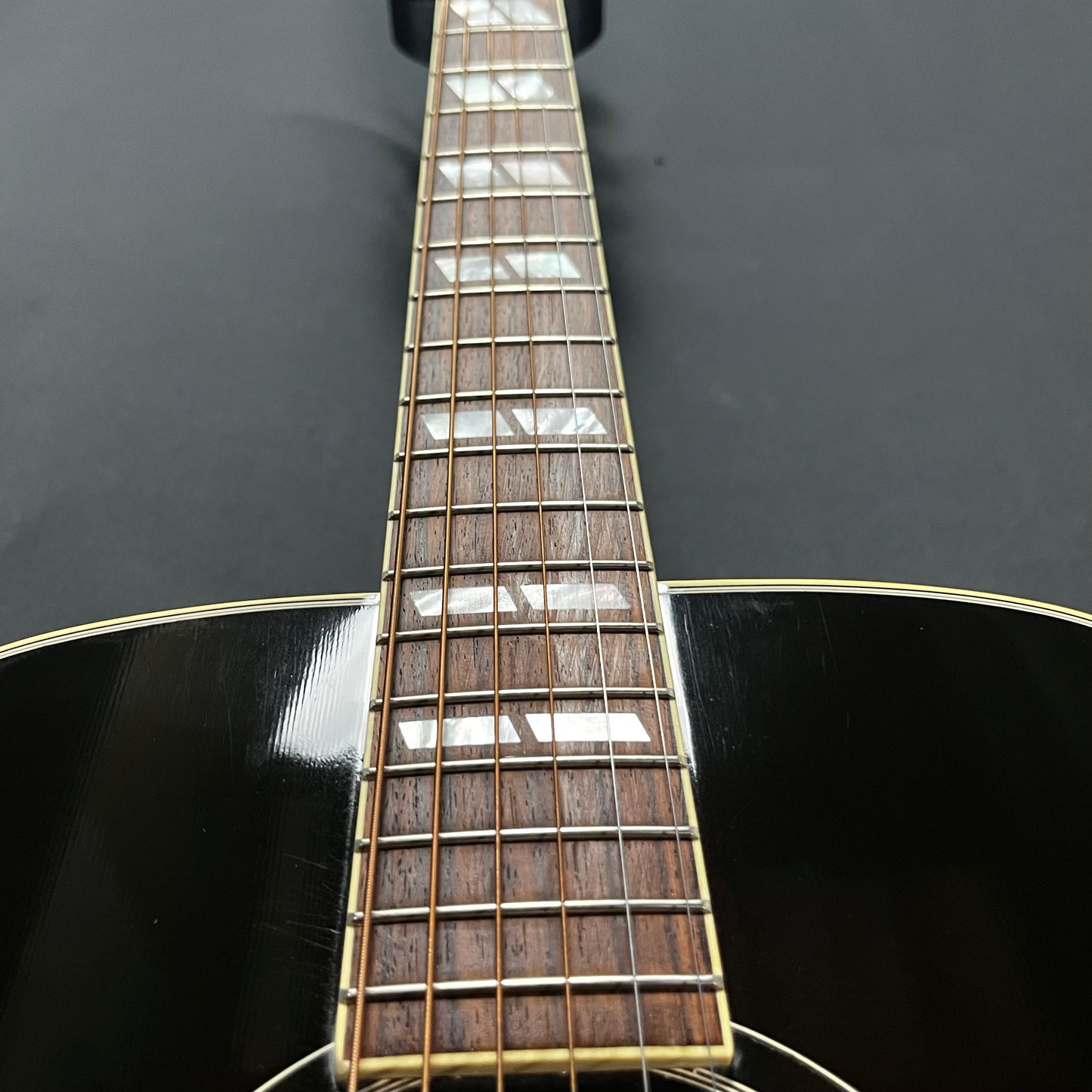 Fret board of Used 2017 Gibson Hummingbird Pro Sunburst w/Case TFW2752