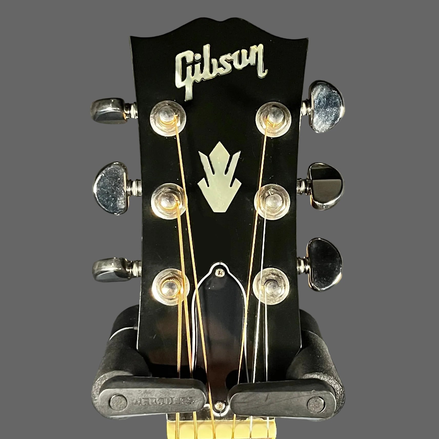 Headstock of Used 2017 Gibson Hummingbird Pro Sunburst w/Case TFW2752