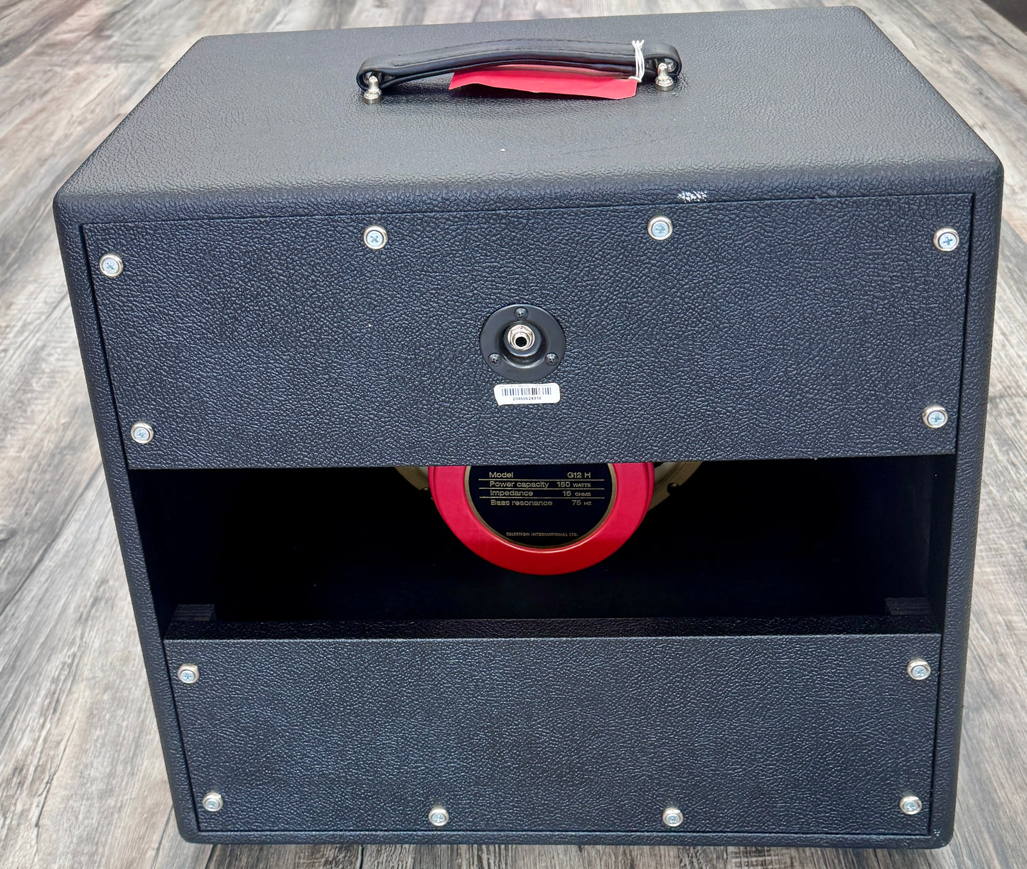 Used Soldano 112 Open Back 1X12 Cabinet w/Red Back G12H 16 Ohm TFW2818