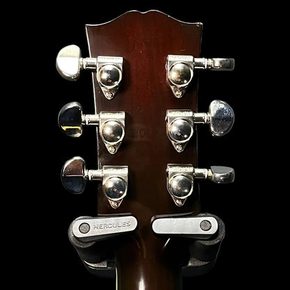 BAck of headstock of Used 2017 Gibson Hummingbird Pro Sunburst w/Case TFW2752