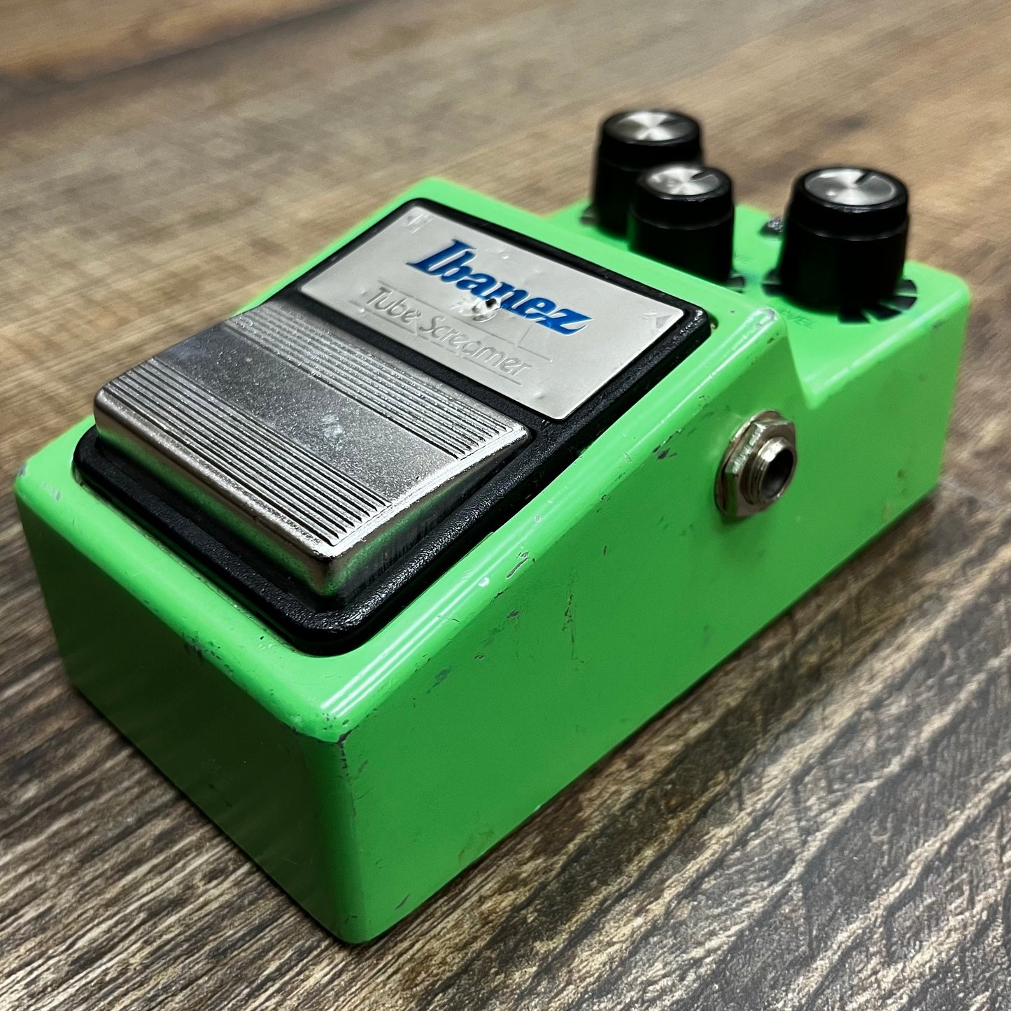 Side of Used Ibanez TS9 Tube Screamer Pedal TFW97