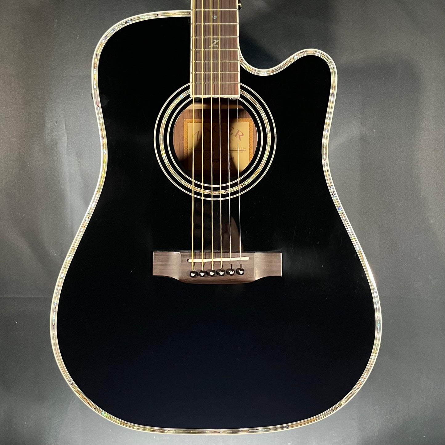 Front of Used 2021 Zager ZAD-80CE AURA/BK Plus w/case TFW2728