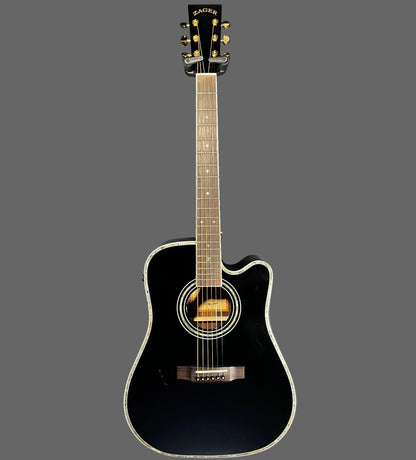 Full front of Used 2021 Zager ZAD-80CE AURA/BK Plus w/case TFW2728