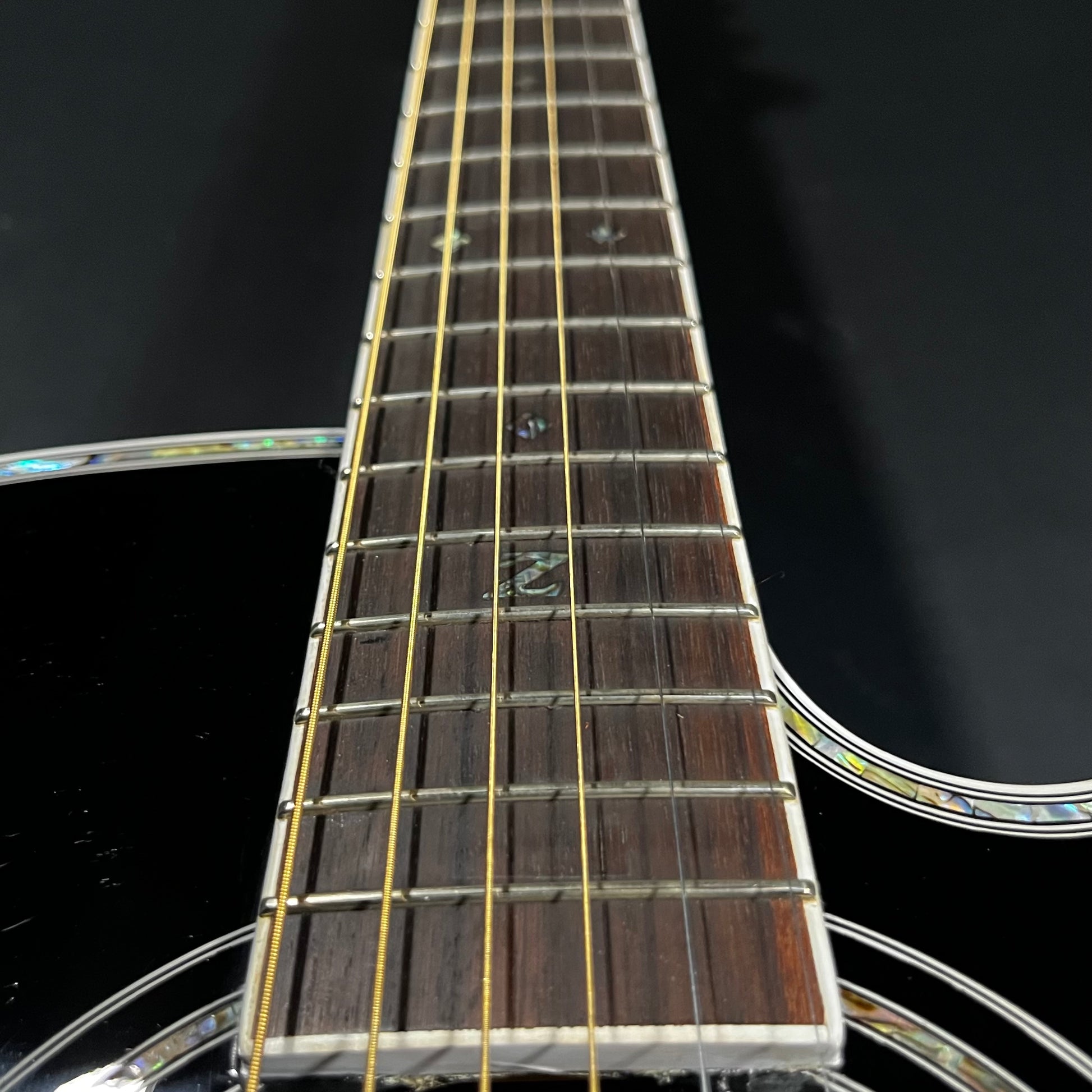 Fret board of Used 2021 Zager ZAD-80CE AURA/BK Plus w/case TFW2728