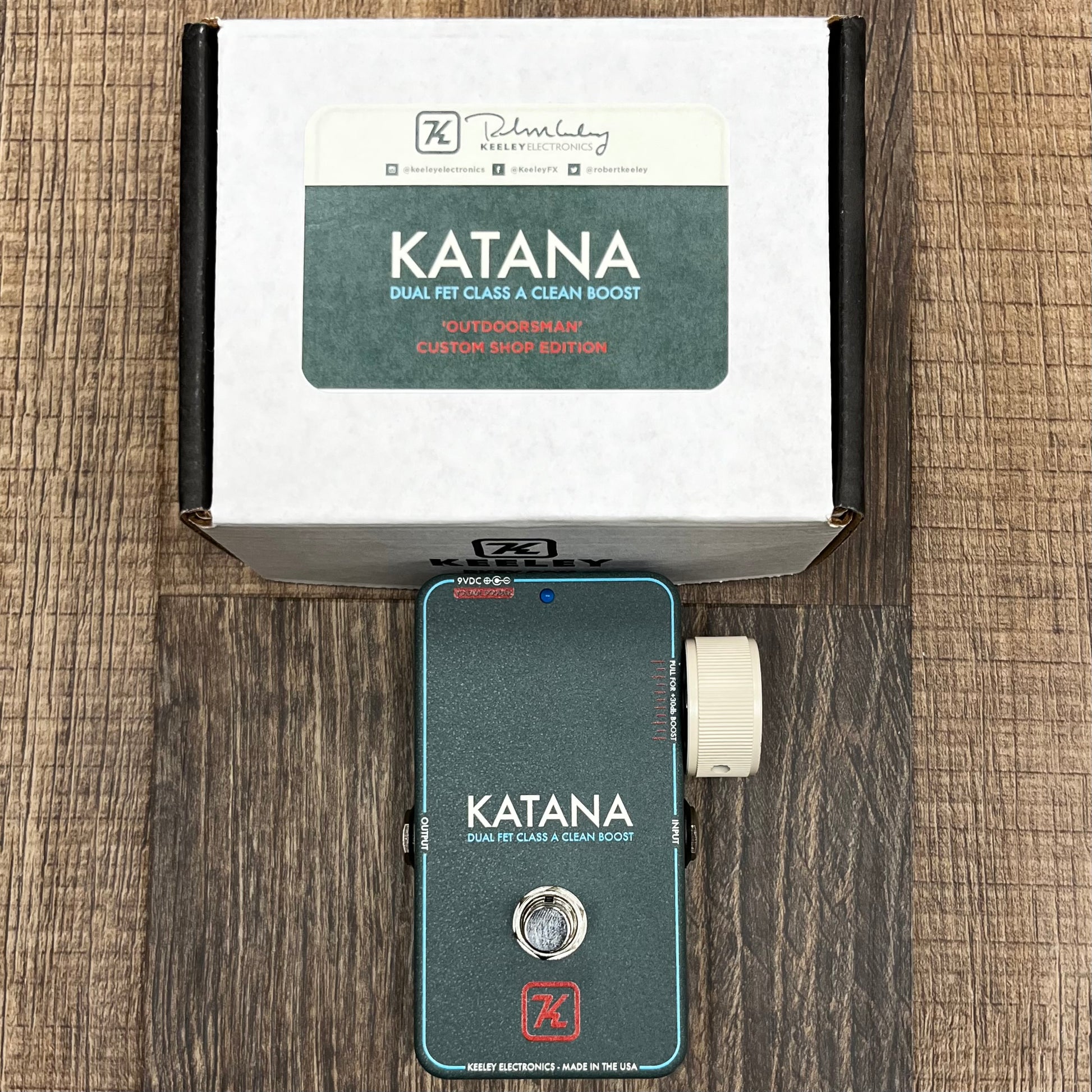 Used Keeley Katana Boost Outdoorsman Limited Edition w/box TFW65  