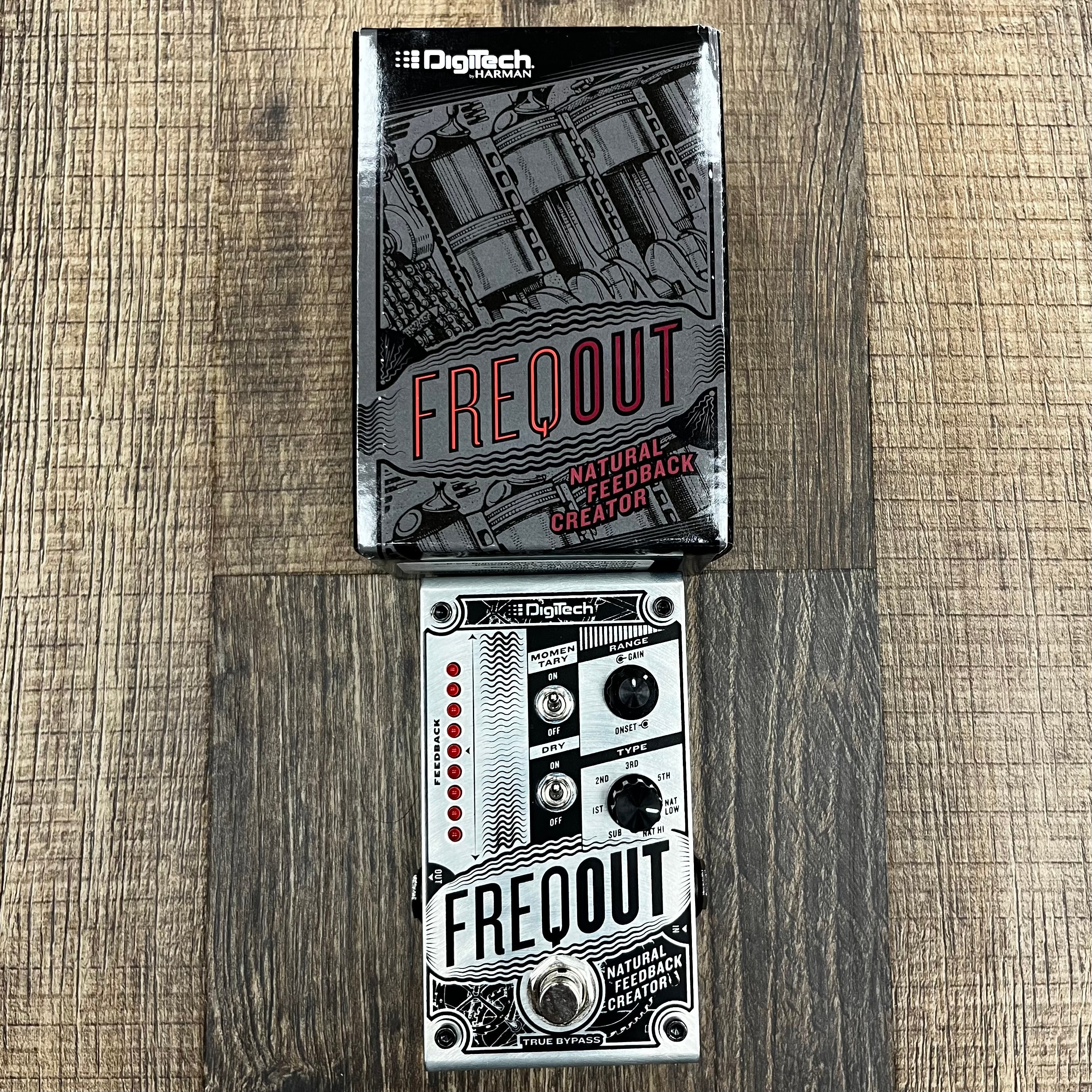 Used Digitech Freqout Natural Feedback Creator Pedal w/box