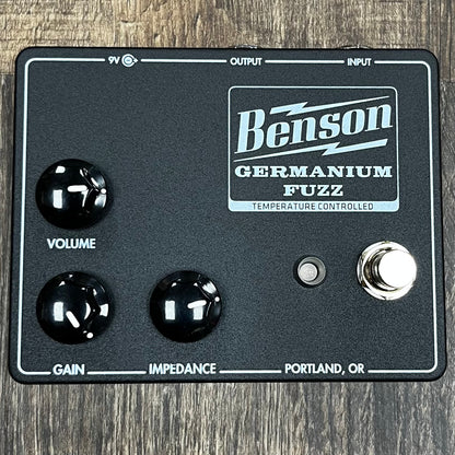 Top of Used Benson Amps Germanium Fuzz Pedal w/Box TFW91