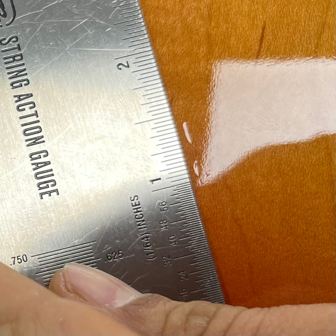 Ding on front of Used 2018 Gibson Les Paul Traditional Heritage Cherry Sunburst w/Case TFW2794