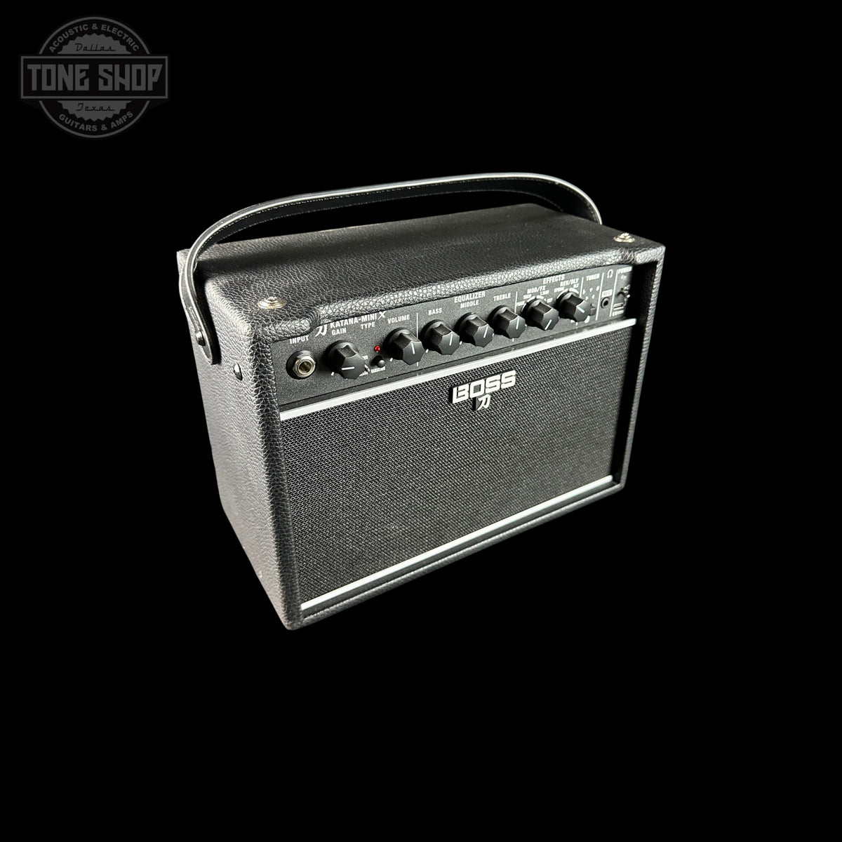 Front of Used Boss Katana Mini-X.